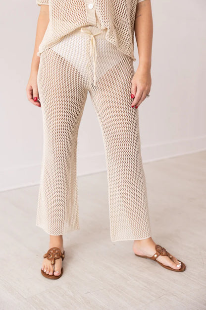 Cover-Up Crochet Pants