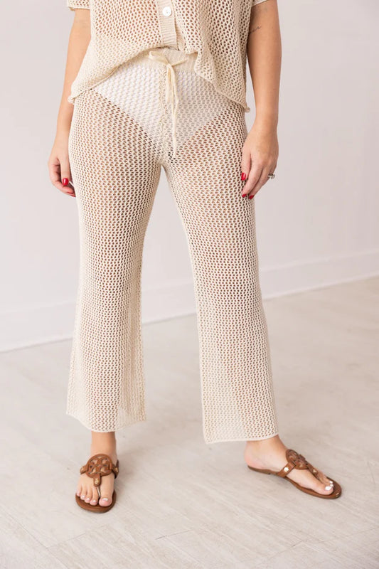 Cover-Up Crochet Pants