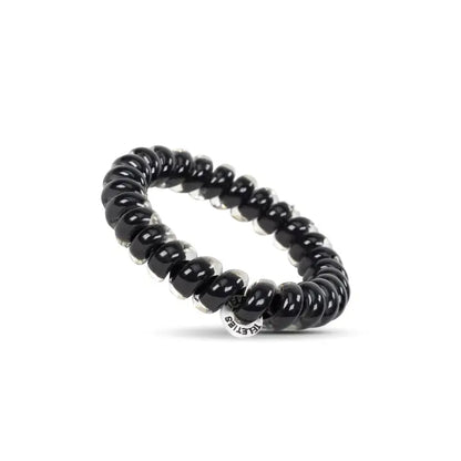 Spiral Hair Coils | Jet Black Hair Ties | Large
