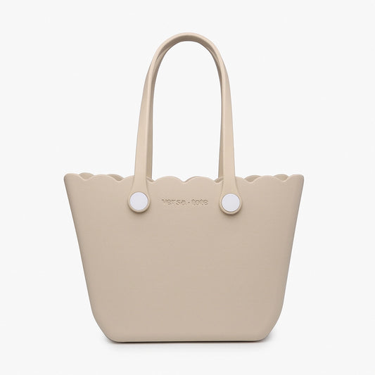 Rose Scalloped Versa Tote
