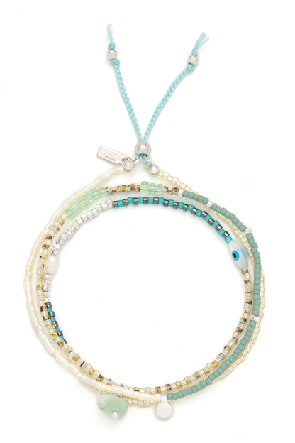 Mixed Media Wrap Bracelet/Necklace