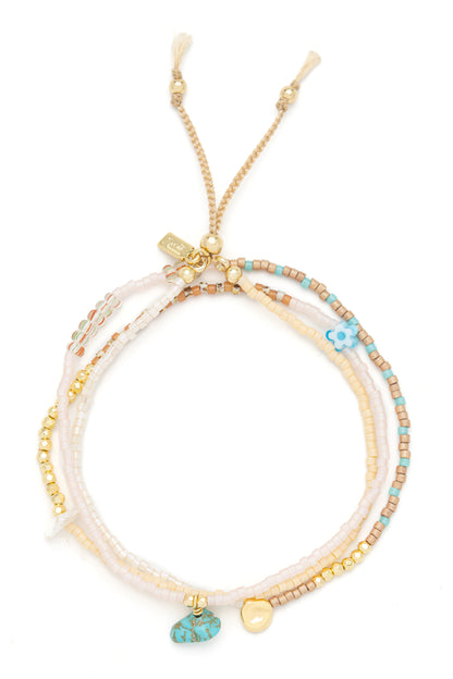 Mixed Media Wrap Bracelet/Necklace