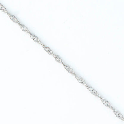 Narelle Silver Twisted Chain 16" Waterproof Necklace