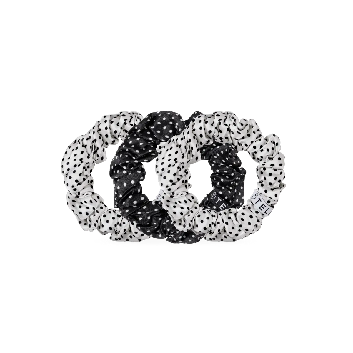 Silk Scrunchie | Polka Dot Party | Small