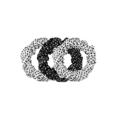 Silk Scrunchie | Polka Dot Party | Large