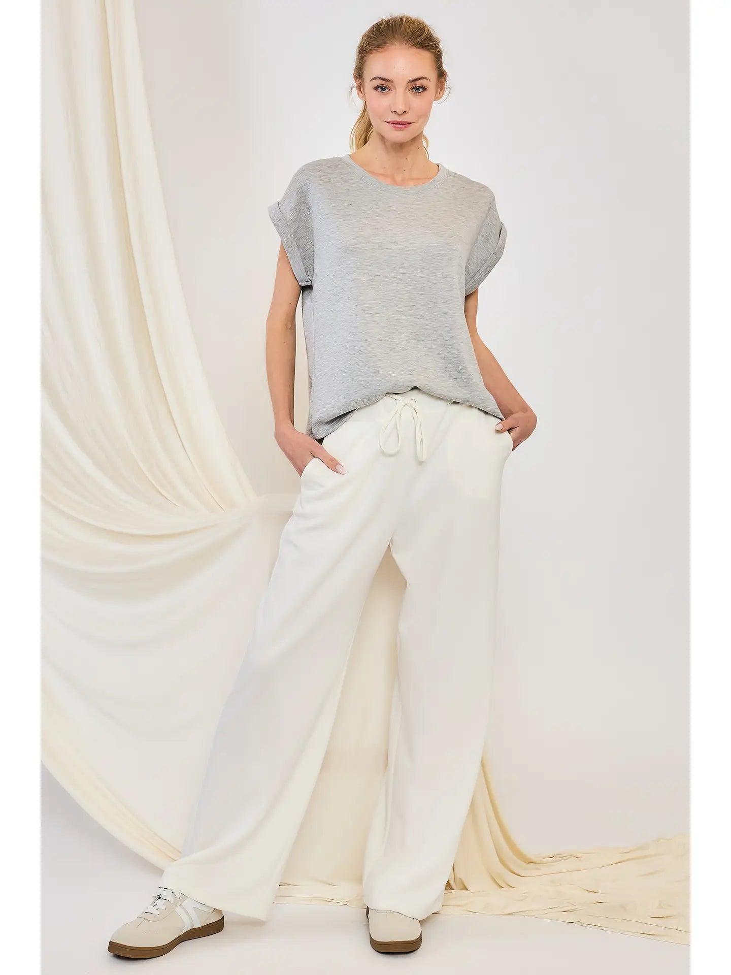 Buttery Soft Cuff Sleeve Top