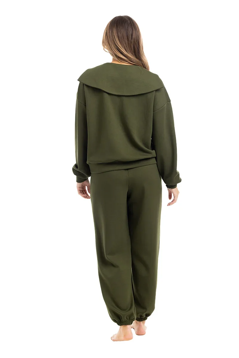 Olive Scuba Top