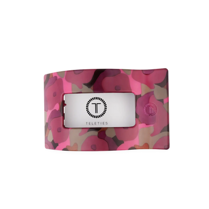 Flat Rectangle Hair Clip | Garden Glam | Medium