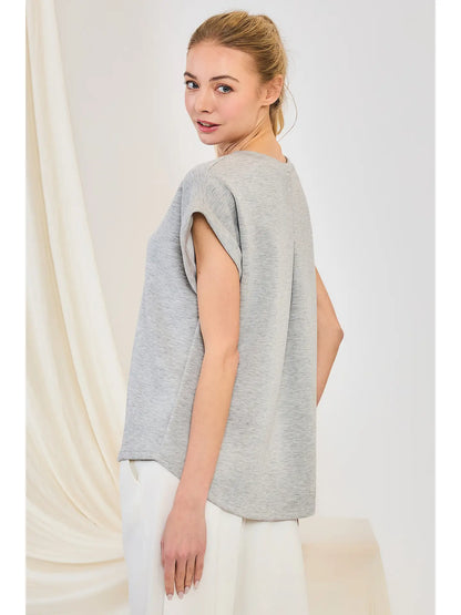 Buttery Soft Cuff Sleeve Top