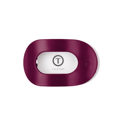 Flat Round Hair Clip | Mulberry |  Medium
