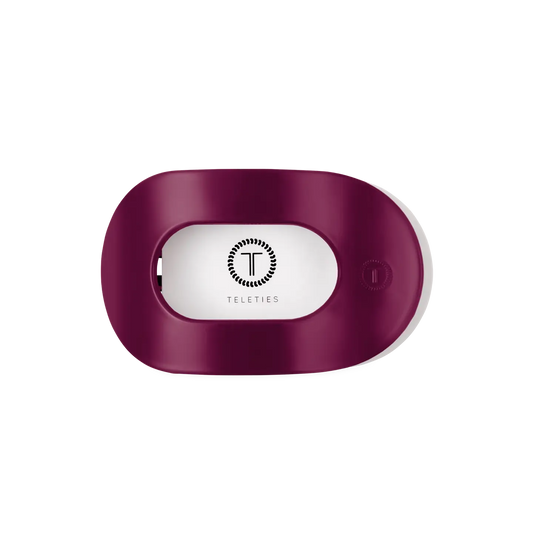 Flat Round Hair Clip | Mulberry |  Medium