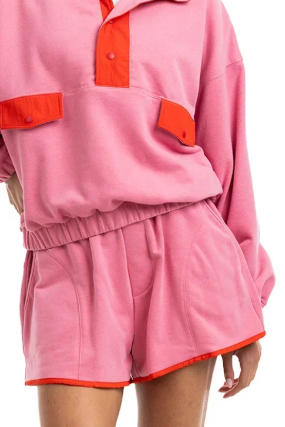 High Waisted Elastic Athletic Shorts