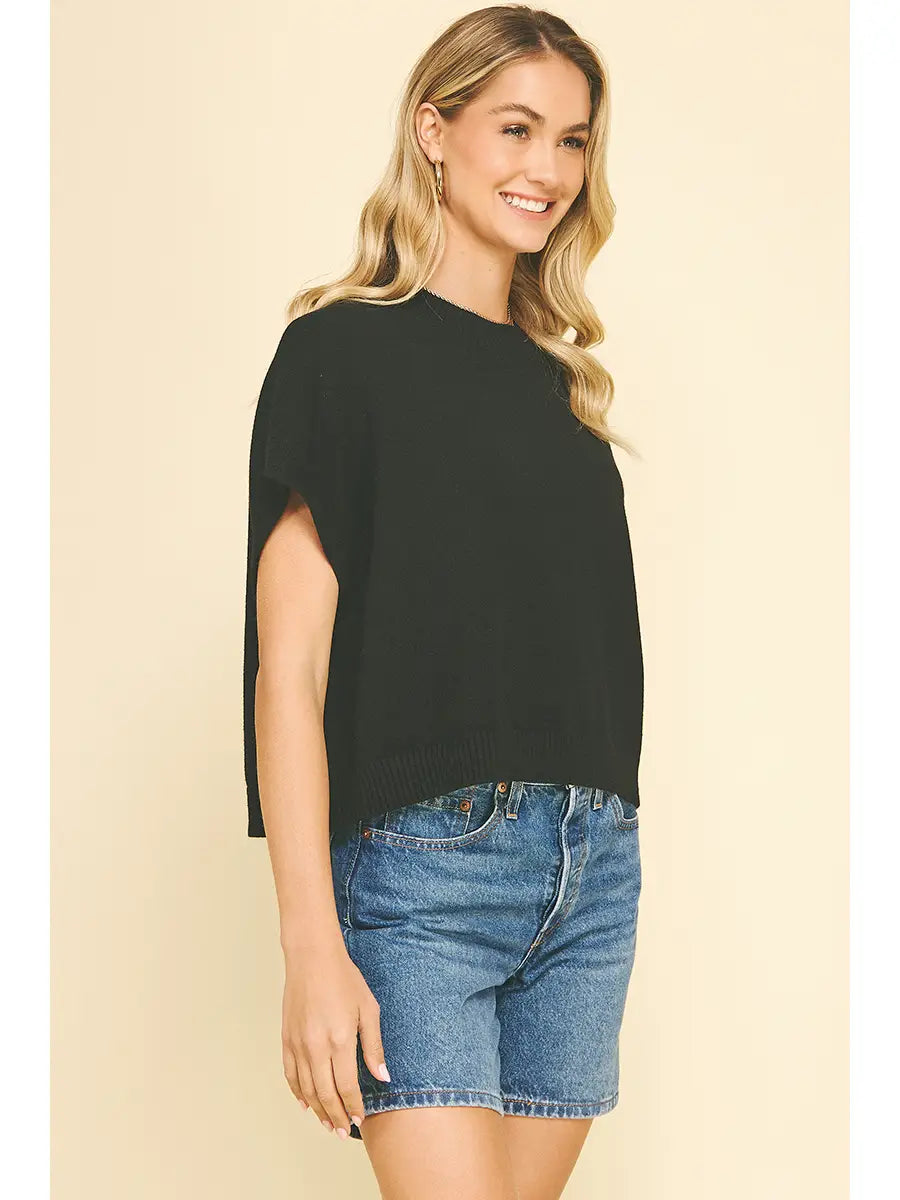 Dropped Shoulder Sweater Top