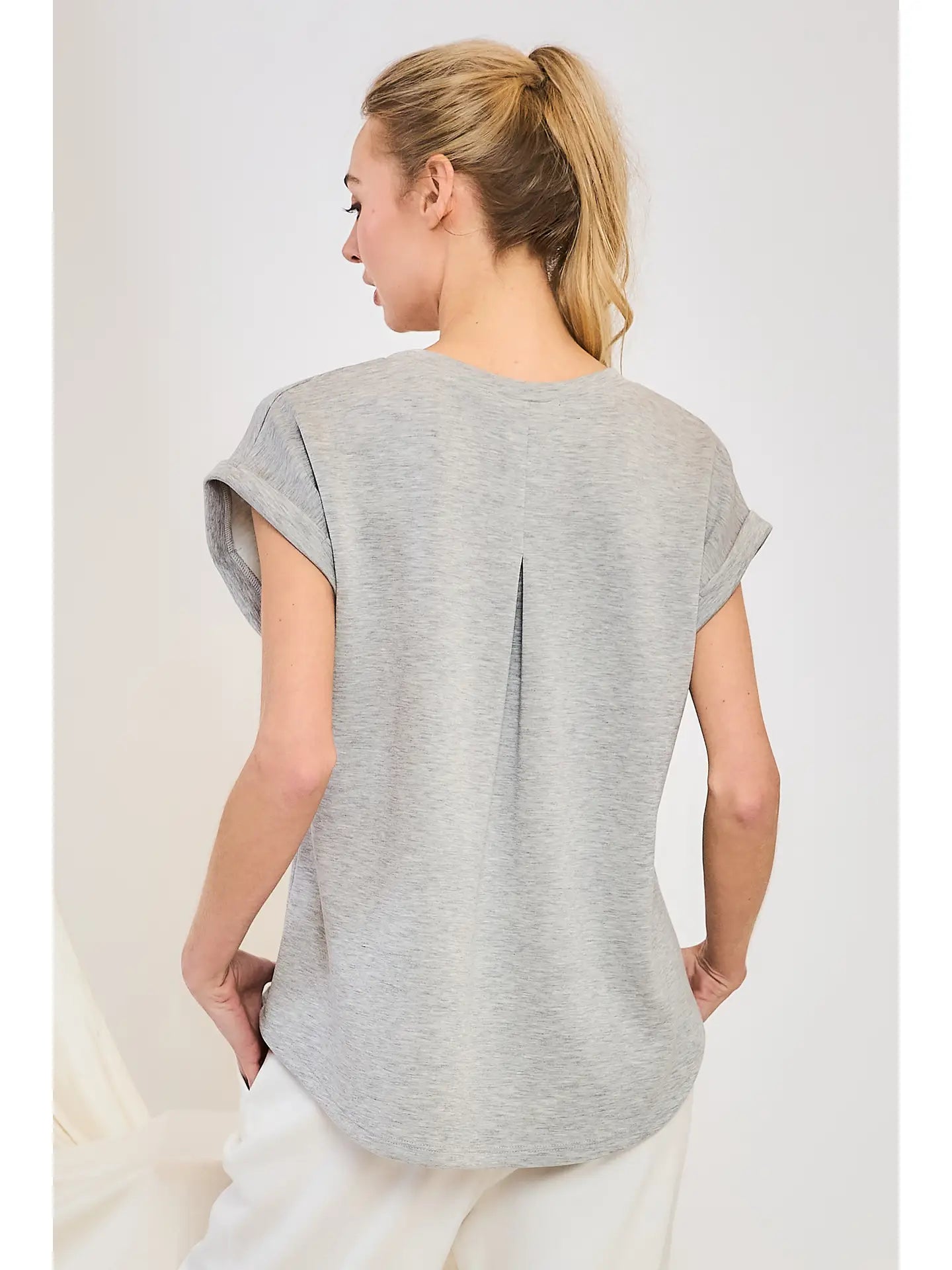 Buttery Soft Cuff Sleeve Top