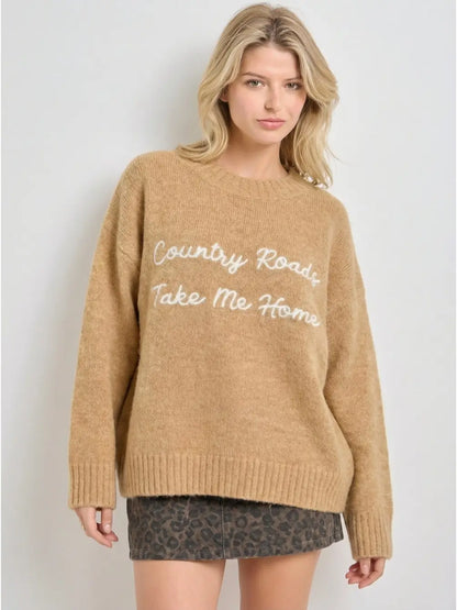 Country Roads Sweater