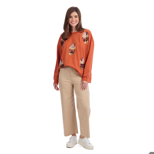 One Size Fall Sparkle Sweatshirt