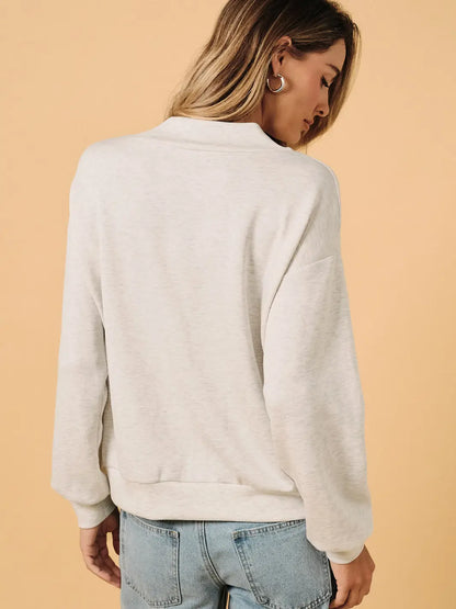 Cowl Neck Long Sleeve Top