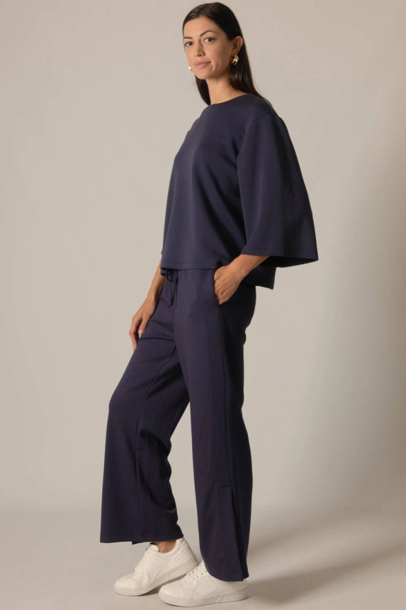 Butter Modal Side Binding Wide Leg Pants