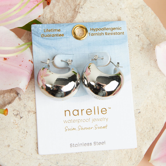 Narelle Bowl Hoop Earrings