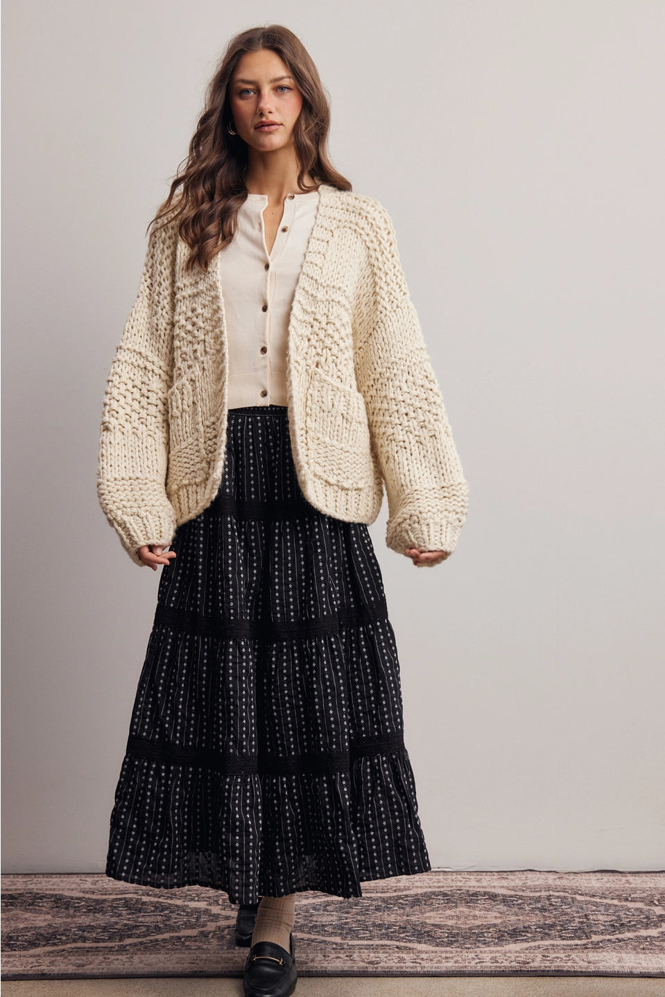 Handmade Chunky Knit Cardigan
