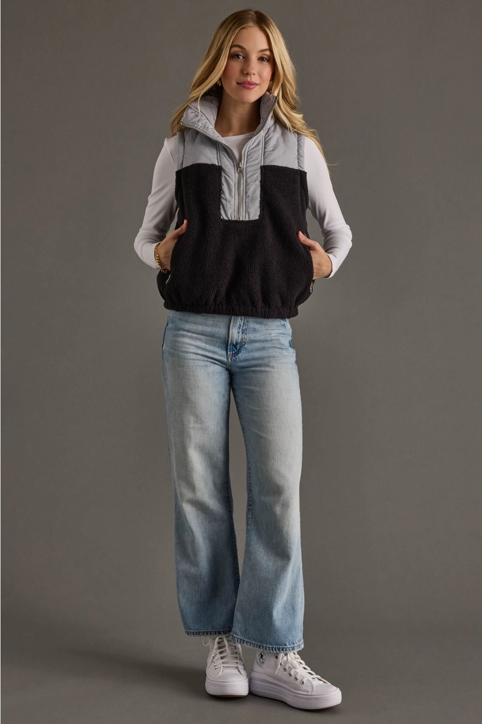 Colorblock Vest