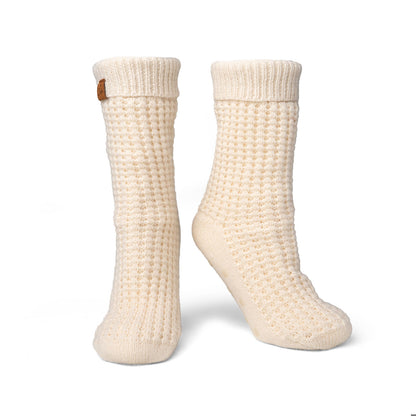 Waffle Knit Slipper Socks | 4 Colors Available