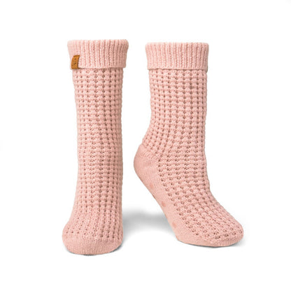 Waffle Knit Slipper Socks | 4 Colors Available