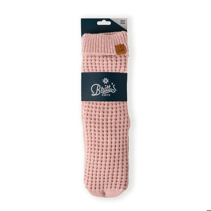 Waffle Knit Slipper Socks | 4 Colors Available