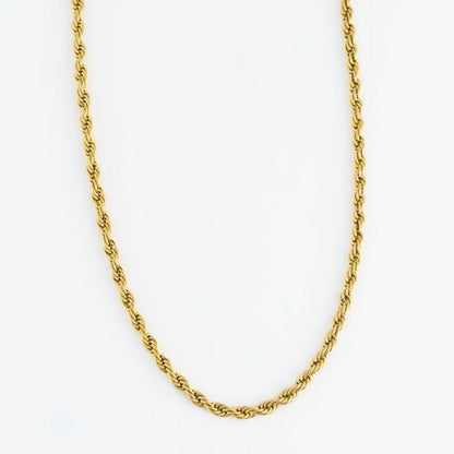 Narelle Gold Rope Chain 18" Waterproof Necklace