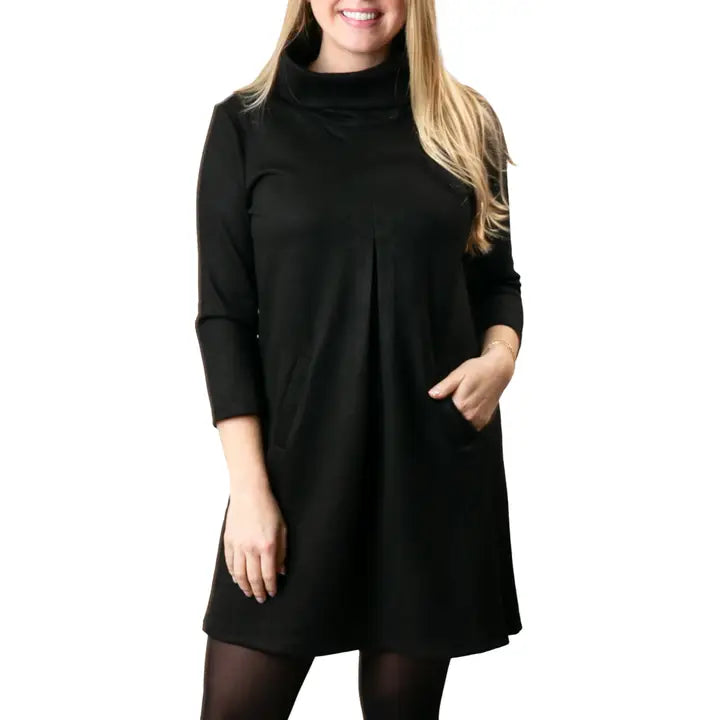 Hilary Faux Suede Dress
