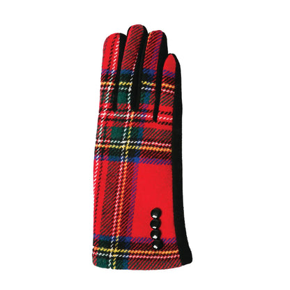 Charlie Tartan Plaid Gloves 