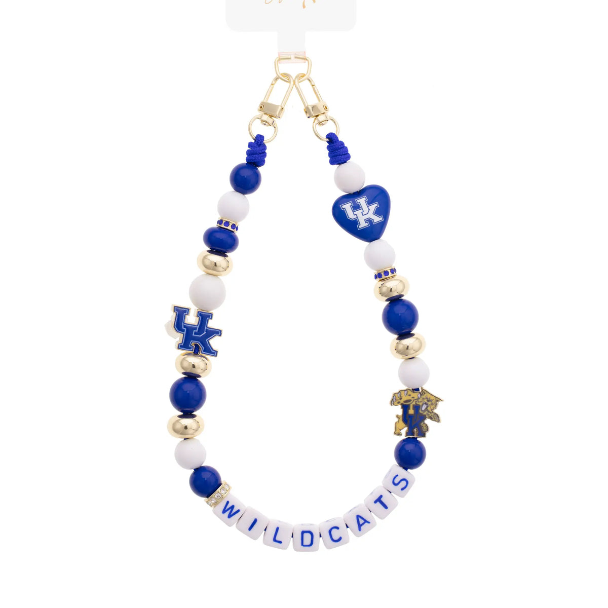 Kentucky Wildcats Beaded Cellphone Wristlet