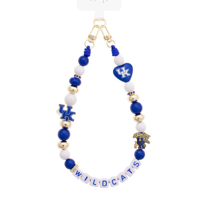 Kentucky Wildcats Beaded Cellphone Wristlet