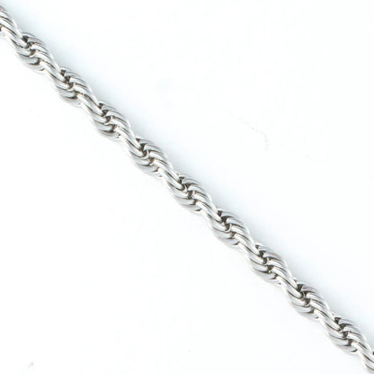 Narelle Silver Rope Chain 18" Waterproof Necklace