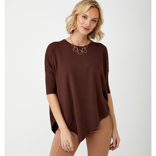Asymmetrical Crew Sweater
