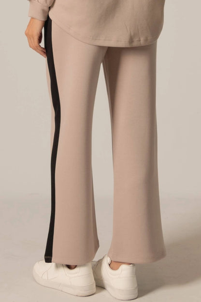 Butter Modal Side Stripe Wide Leg Pants