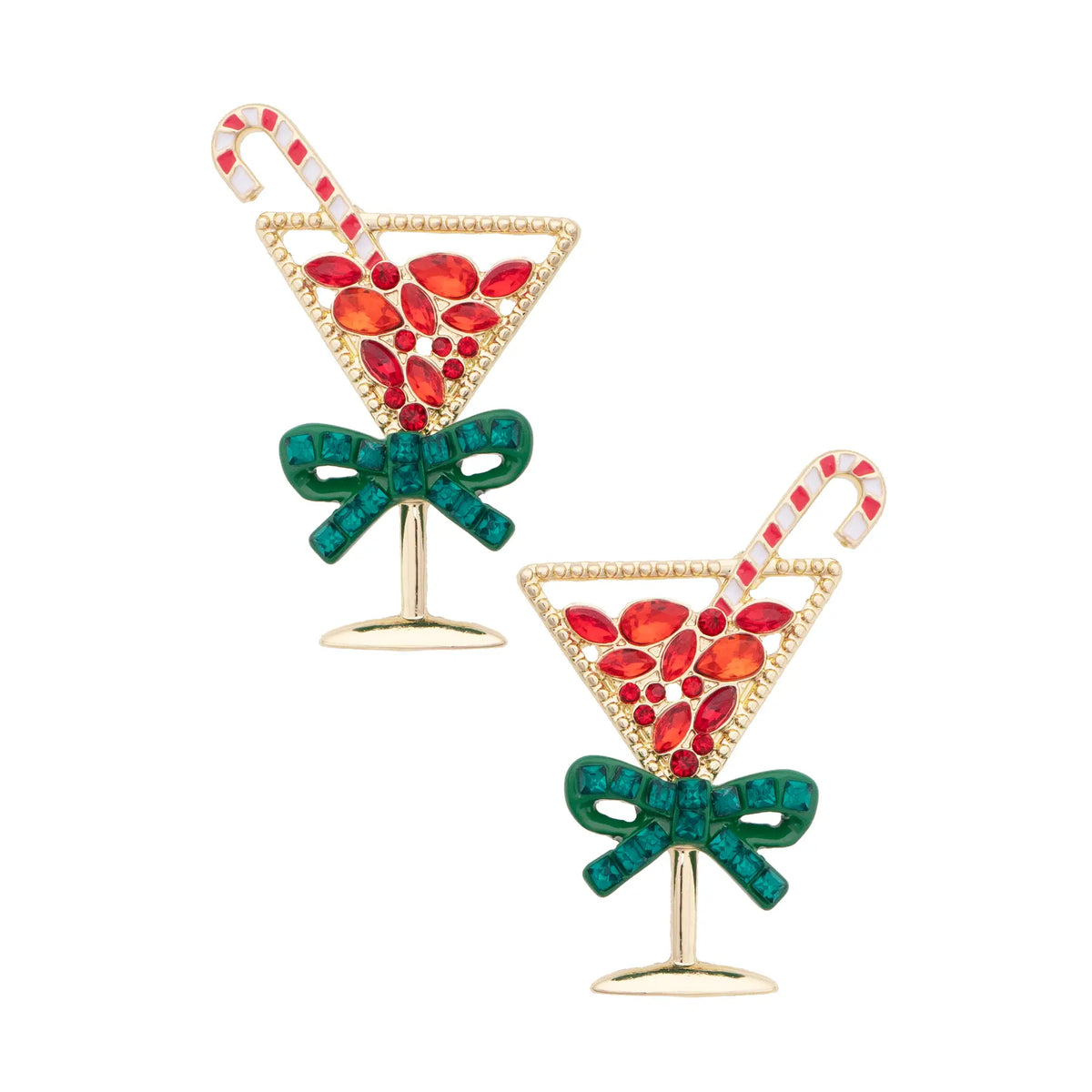 Mistletoe Martini Earrings