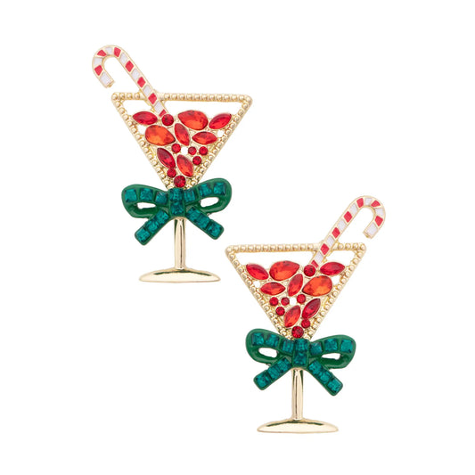 Mistletoe Martini Earrings