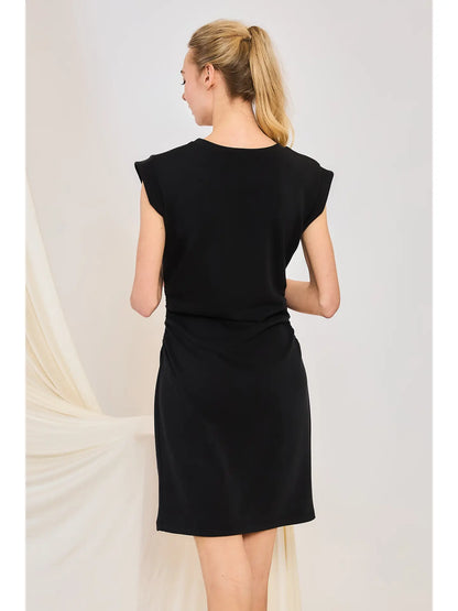 Black Buttery Soft Dress