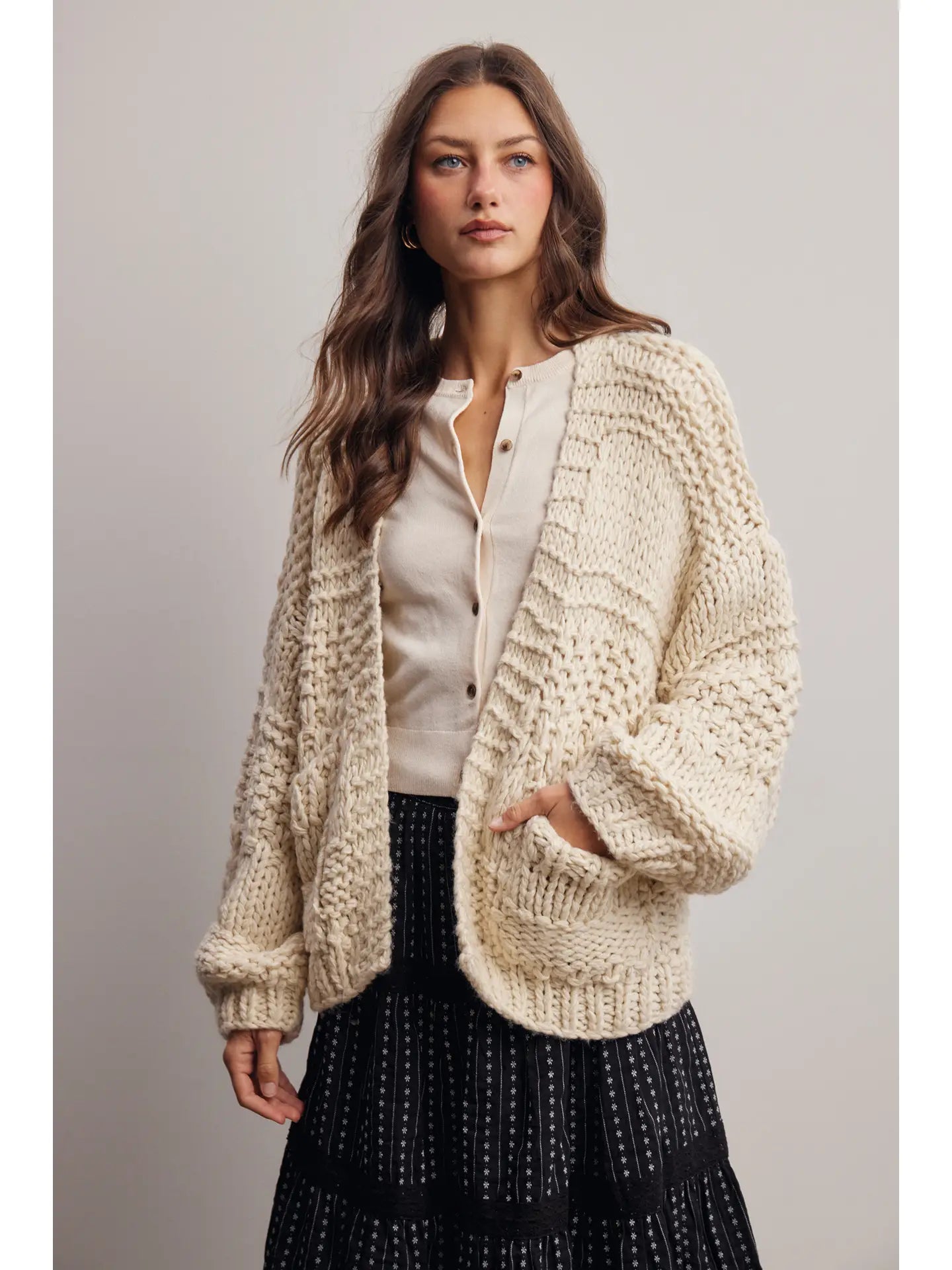 Handmade Chunky Knit Cardigan