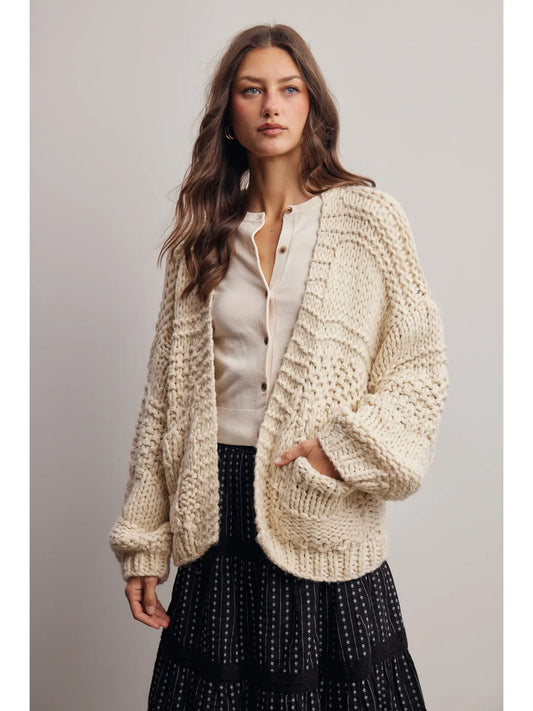 Handmade Chunky Knit Cardigan