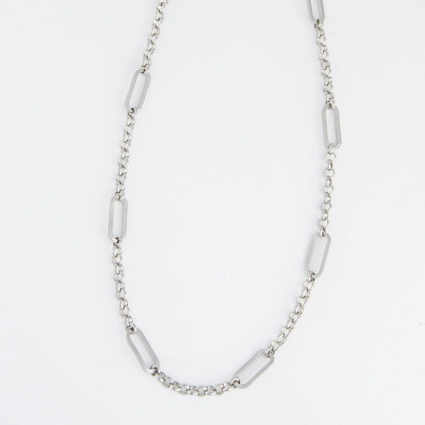 Narelle Rolo Link Bar Station 20" Waterproof Necklace