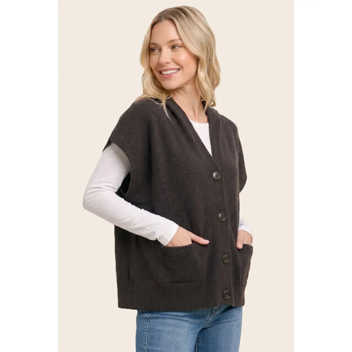 Hoodie Short Sleeve Sweater Cardigan