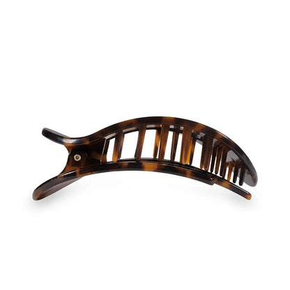 Round Flat Hair Clip | Tortoise | Medium