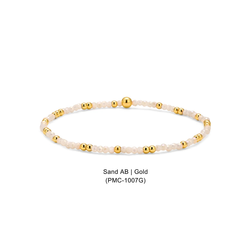 Petite Mini Crystal Beaded Bracelet