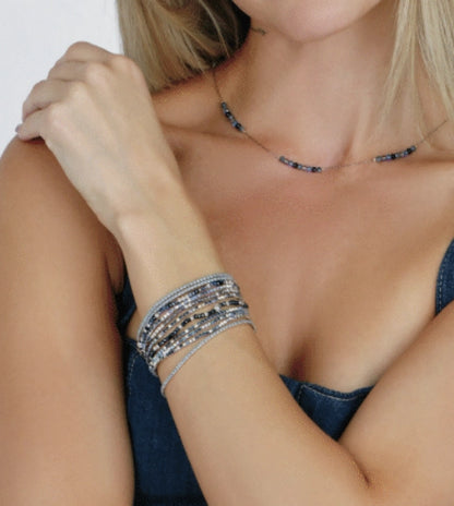 Petite Mini Crystal Beaded Bracelet