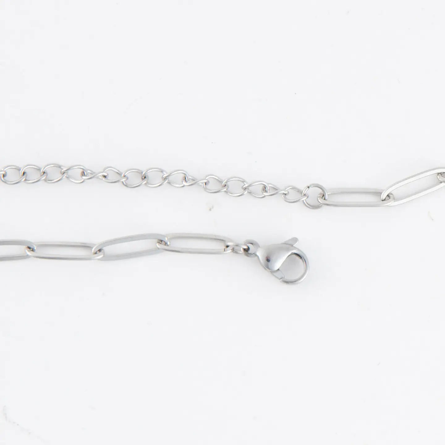Narelle Silver Paperclip Chain 18" Waterproof Necklace