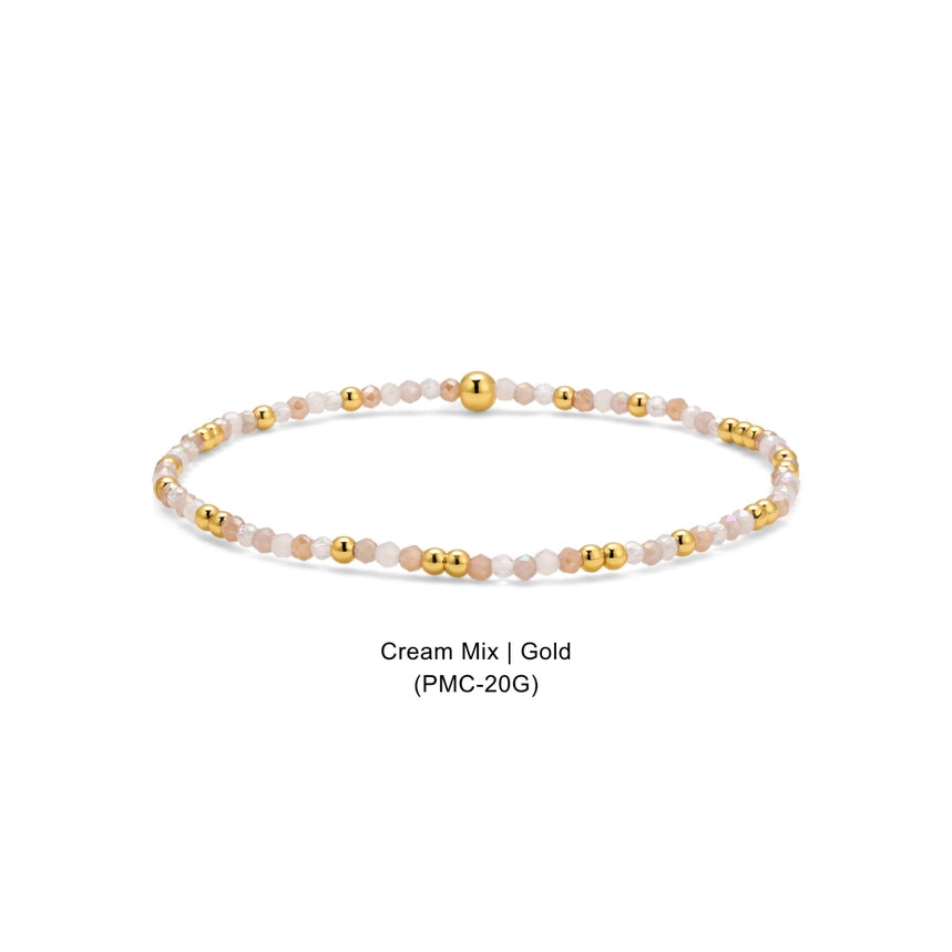 Petite Mini Crystal Beaded Bracelet