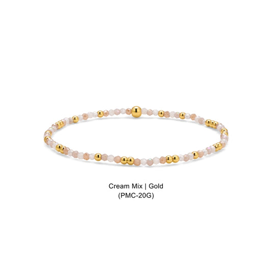 Petite Mini Crystal Beaded Bracelet