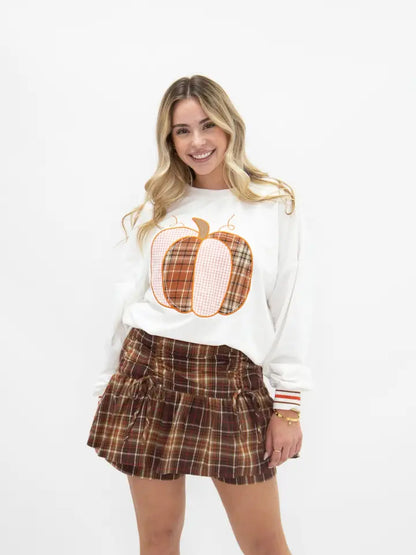 Pumpkin Long Sleeve Top